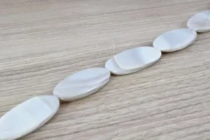 16x30mm Natural Shell Oval Beads 15.5" Strand Shell Bead,Natural Shell Beads,Beading Supplies,Wholesale Beads, Beads,Beach shell