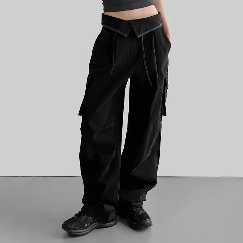 2024 High Waist Pocket Casual Cargo Pants