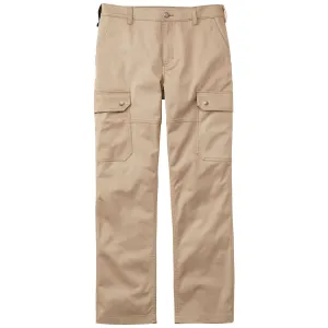 40 Grit Men's Taupe Grey Flex Twill Standard Fit Cargo Pants