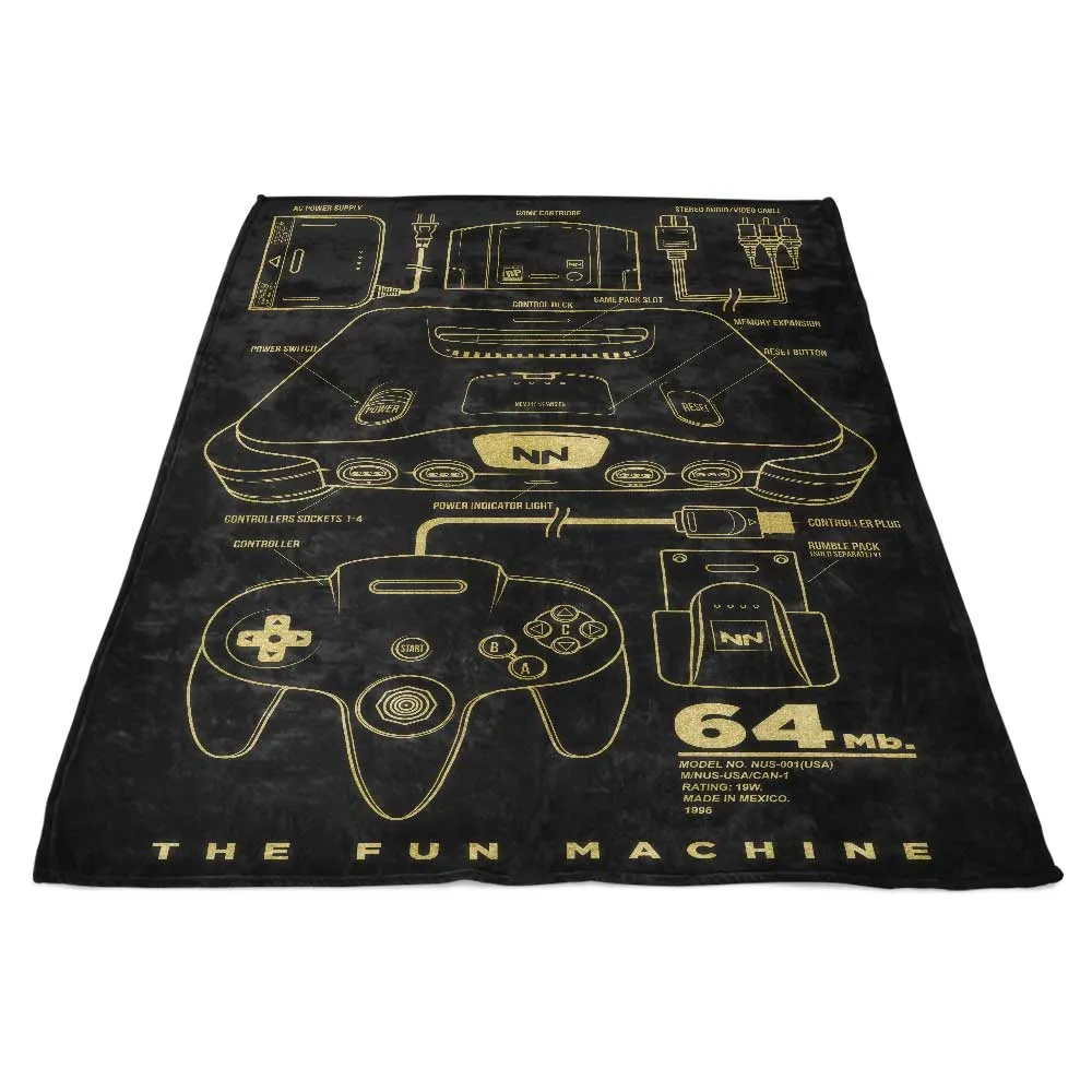 64-Bit - Fleece Blanket