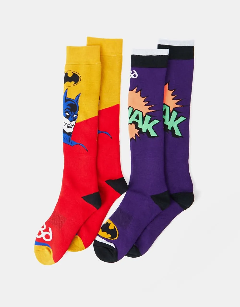 686 x Batman 2-Pack Snowboard Socks - Assorted