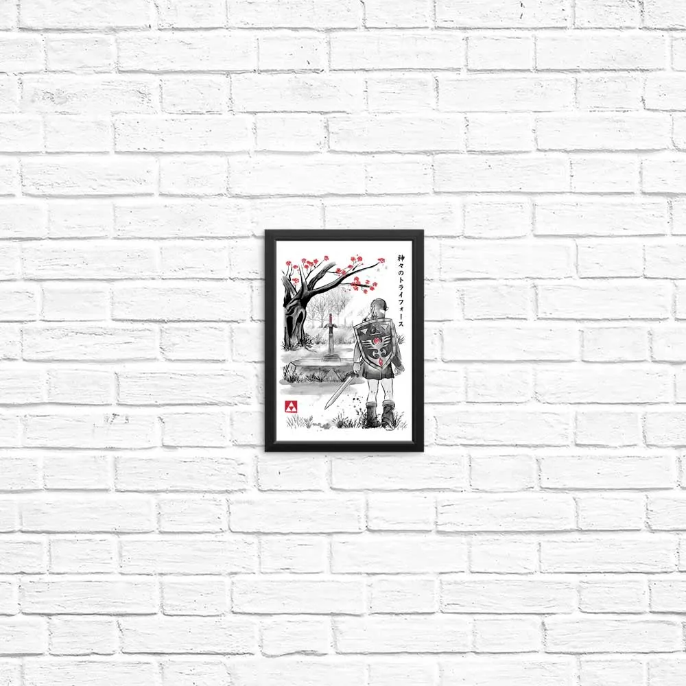 A Link to the Sumi-e - Posters & Prints