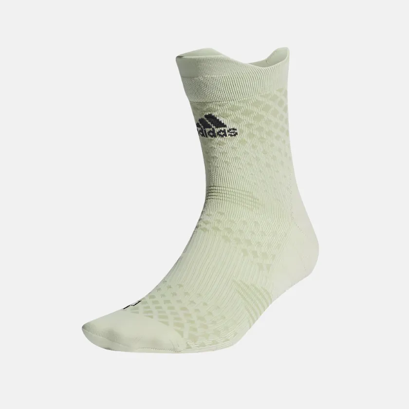 Adidas 4D Quarter Running Socks -Almost Lime / Magic Lime / Carbon