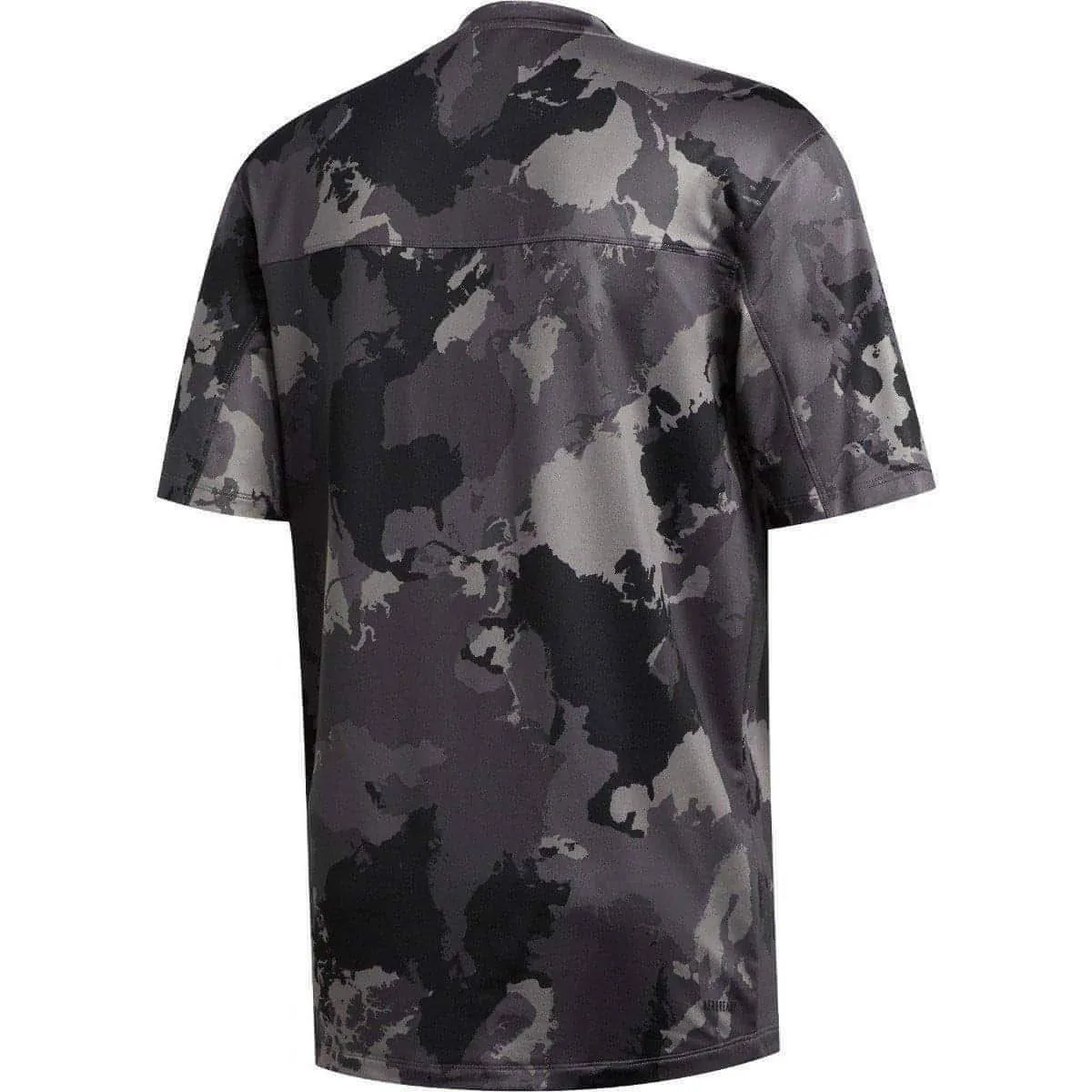 adidas Continent Camo City Short Sleeve Mens Training Top - Grey