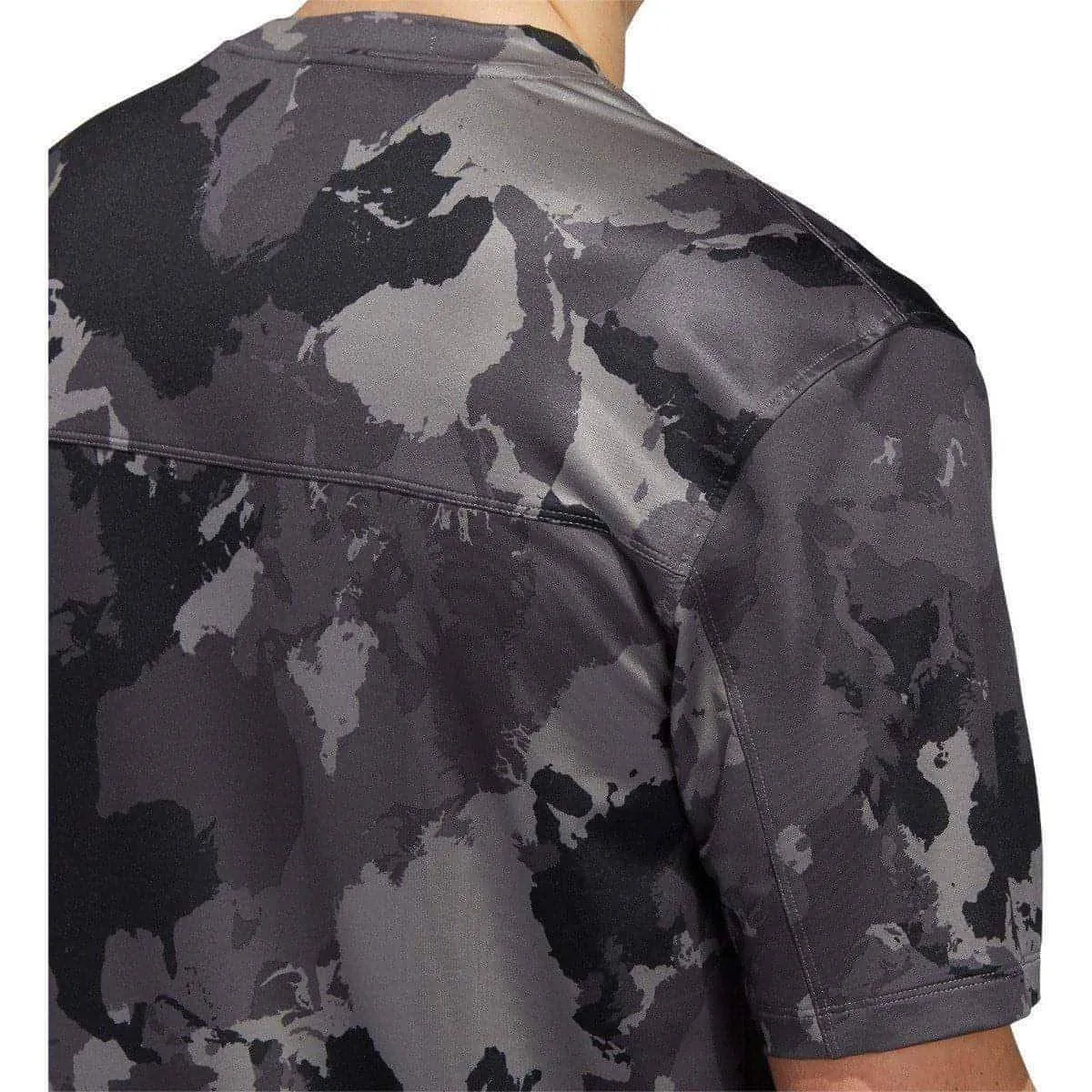 adidas Continent Camo City Short Sleeve Mens Training Top - Grey