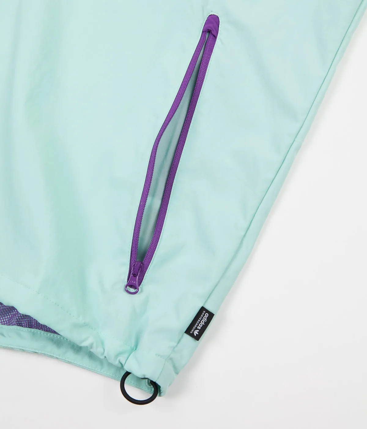 Adidas Dekum Packable Jacket - Active Purple / Clear Mint