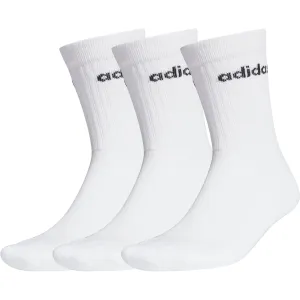 adidas Half Cushioned (3 Pack) Crew Socks - White