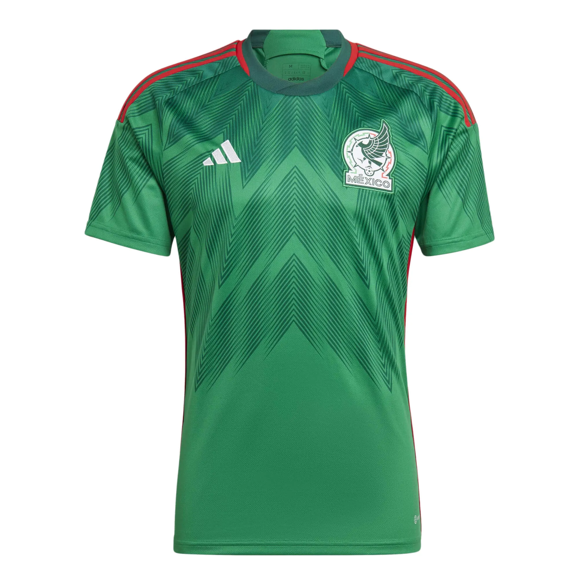 adidas Men's Mexico 2022 Home Jersey Vivid Green/Green