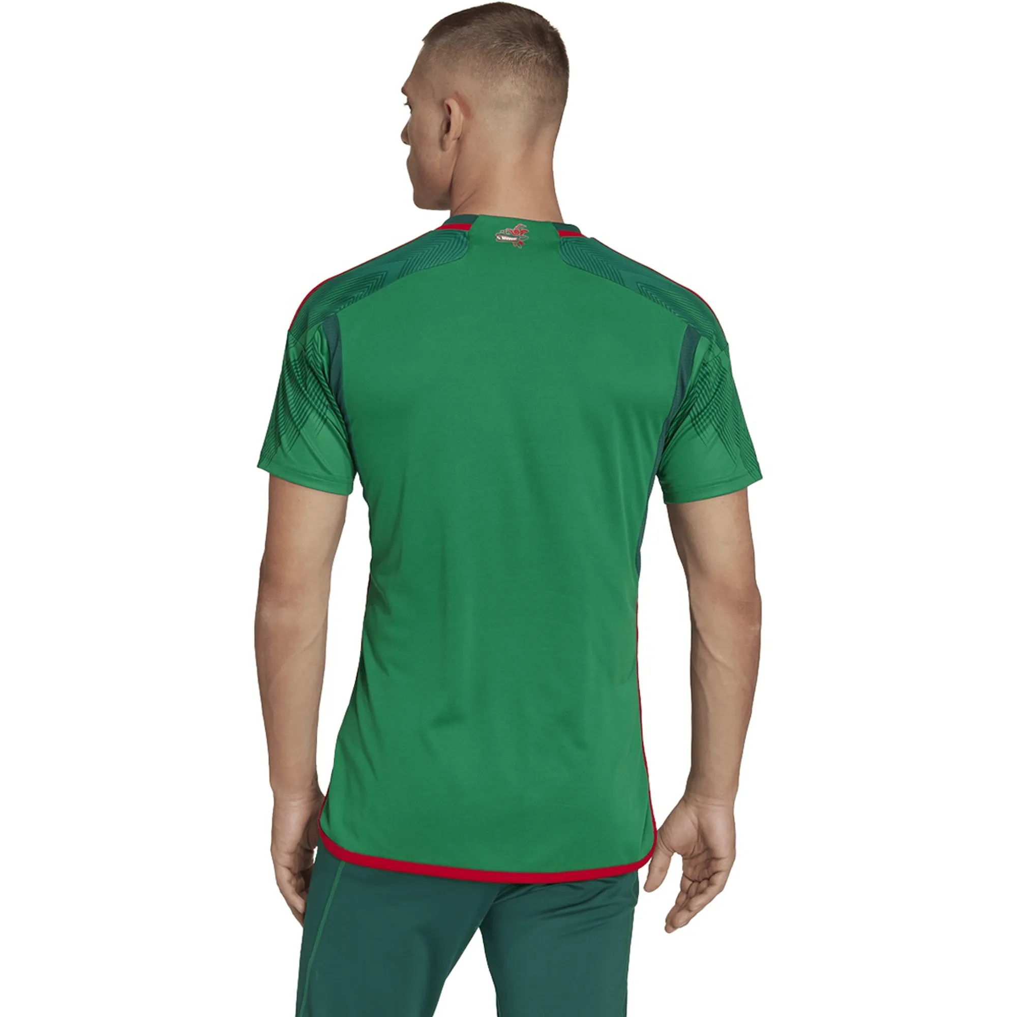 adidas Men's Mexico 2022 Home Jersey Vivid Green/Green