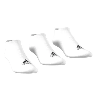 Adidas Thin and Light No-Show Socks 3 Pairs - White/Black