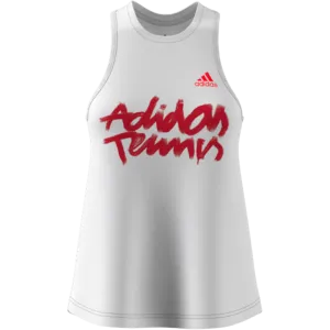 Adidas Womens Graphic Tank - White