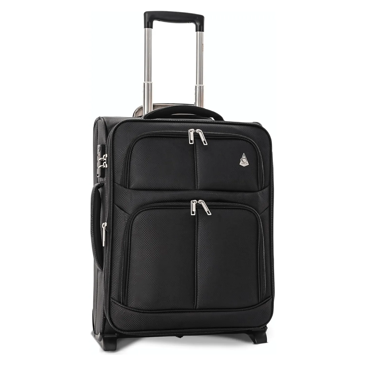 Aerolite Expandable (55x40x20cm) to (55x40x23cm) Ryanair (Priority) Maximum Allowance Lightweight Cabin Hand Luggage 2 Wheels, Maximum Size for Ryanair Priority, Wizz Air Priority, Lufthansa