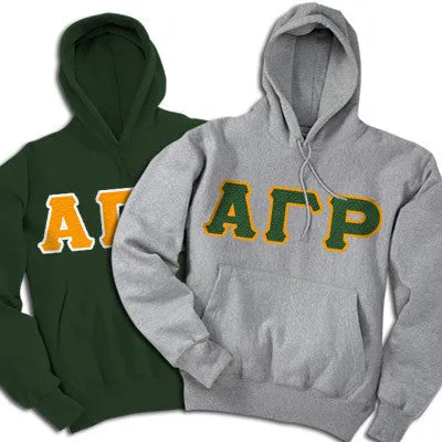 Alpha Gamma Rho Hooded Sweatshirt, 2-Pack Bundle Deal - TWILL