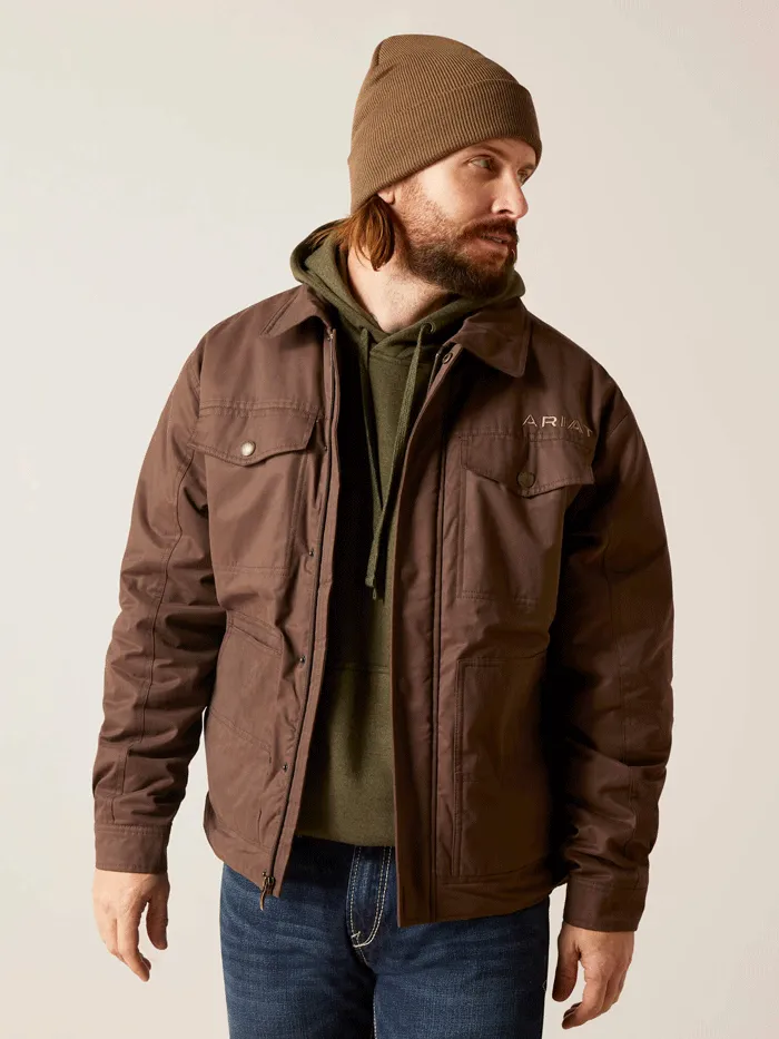 Ariat 10046385 Mens Grizzly 2.0 Canvas Conceal and Carry Jacket Bracken