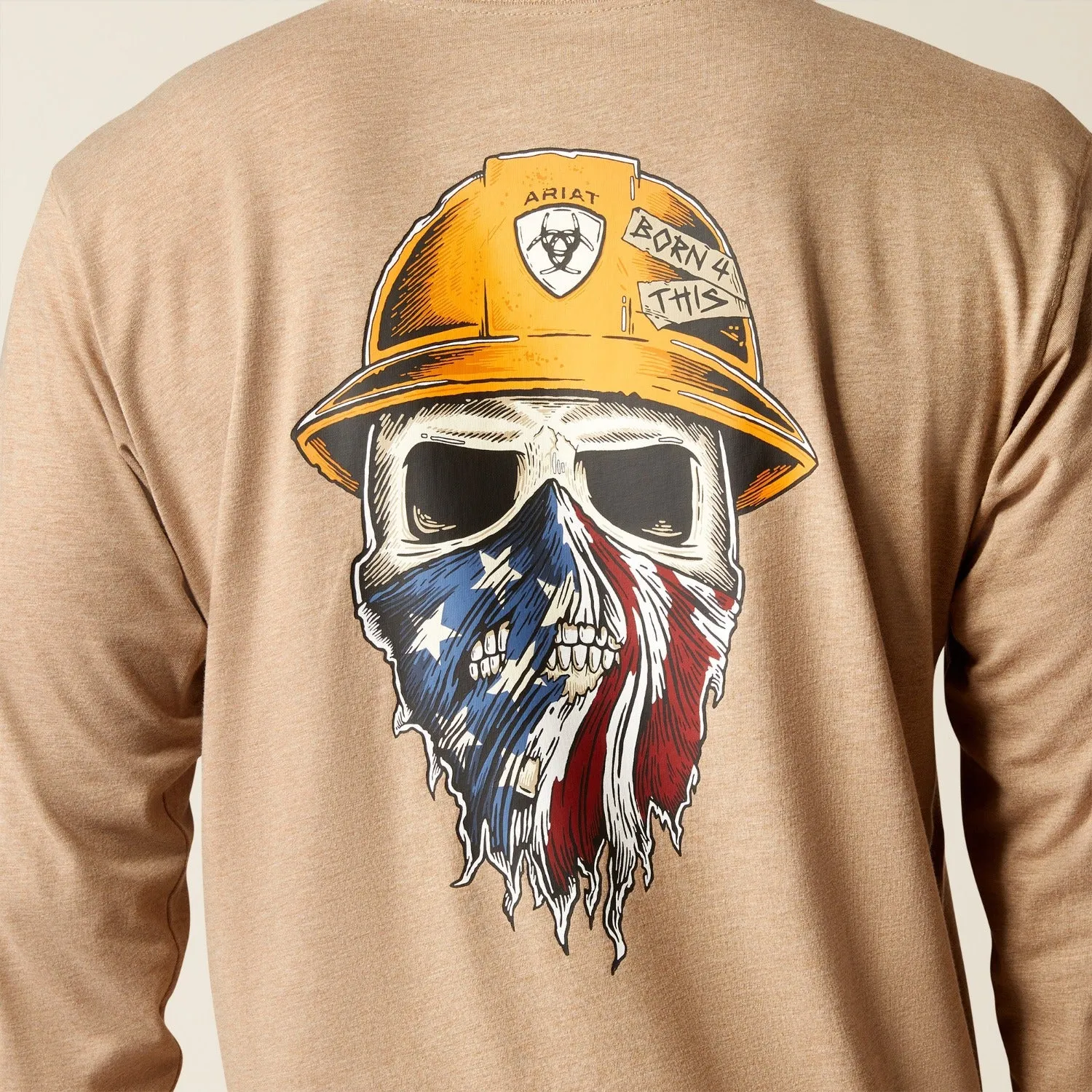 Ariat Men's Workman Born For This Graphic Long Sleeve T-Shirt