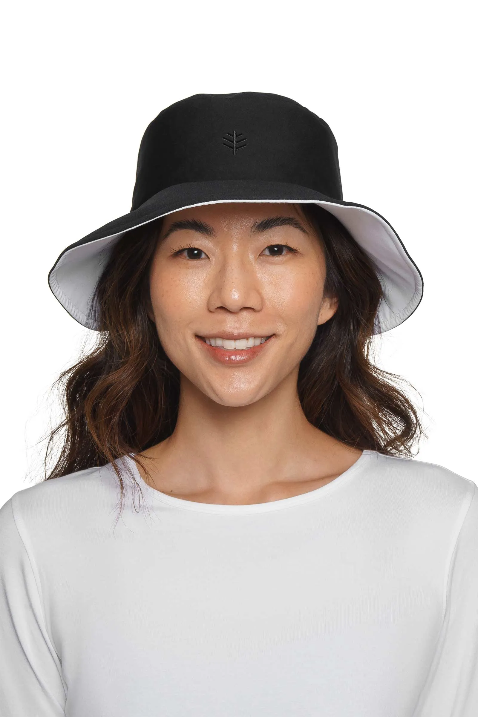 Ariel Reversible Pool Hat | White