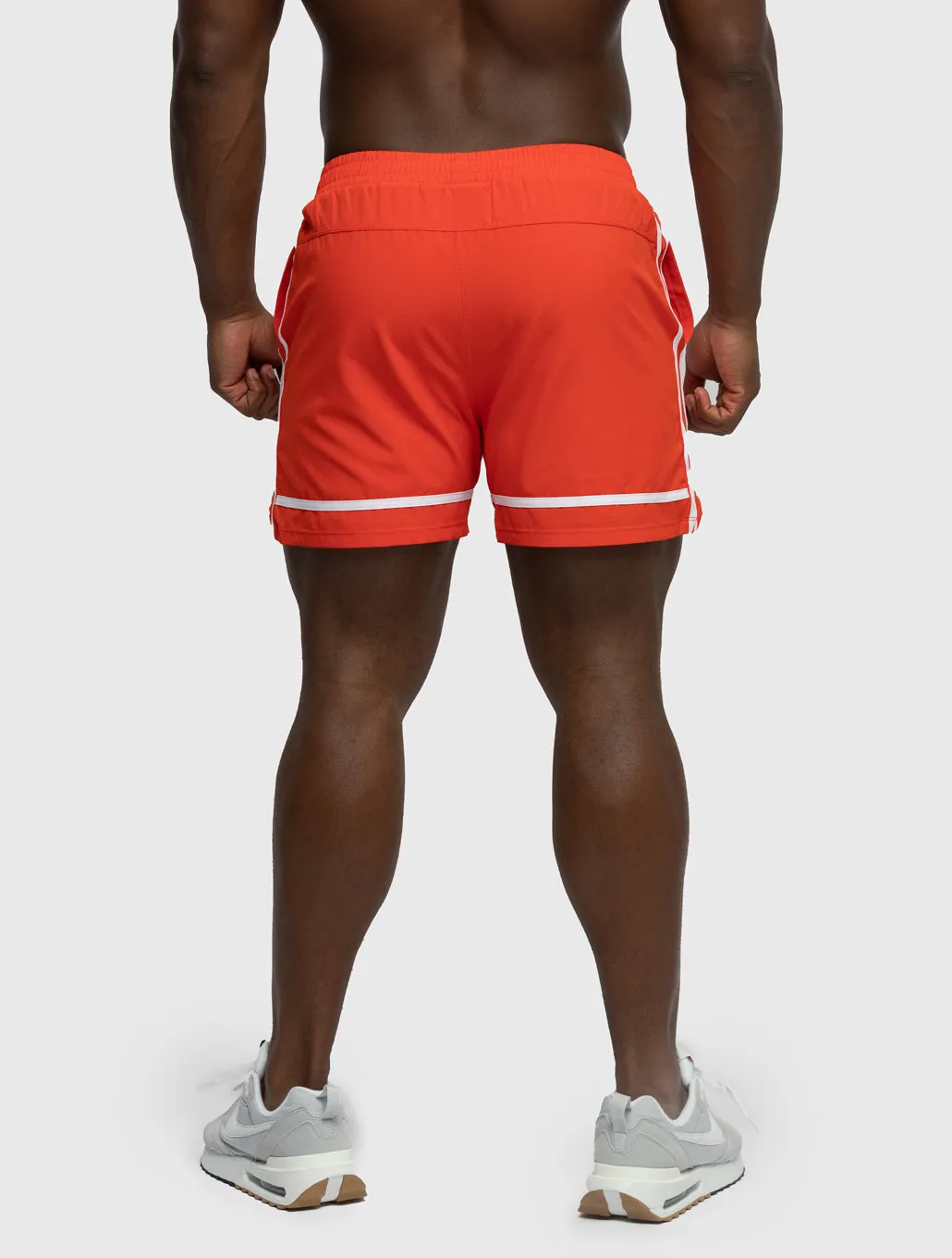 BARRY'S CHERRY RED 4IN LINED VICTORY SHORT