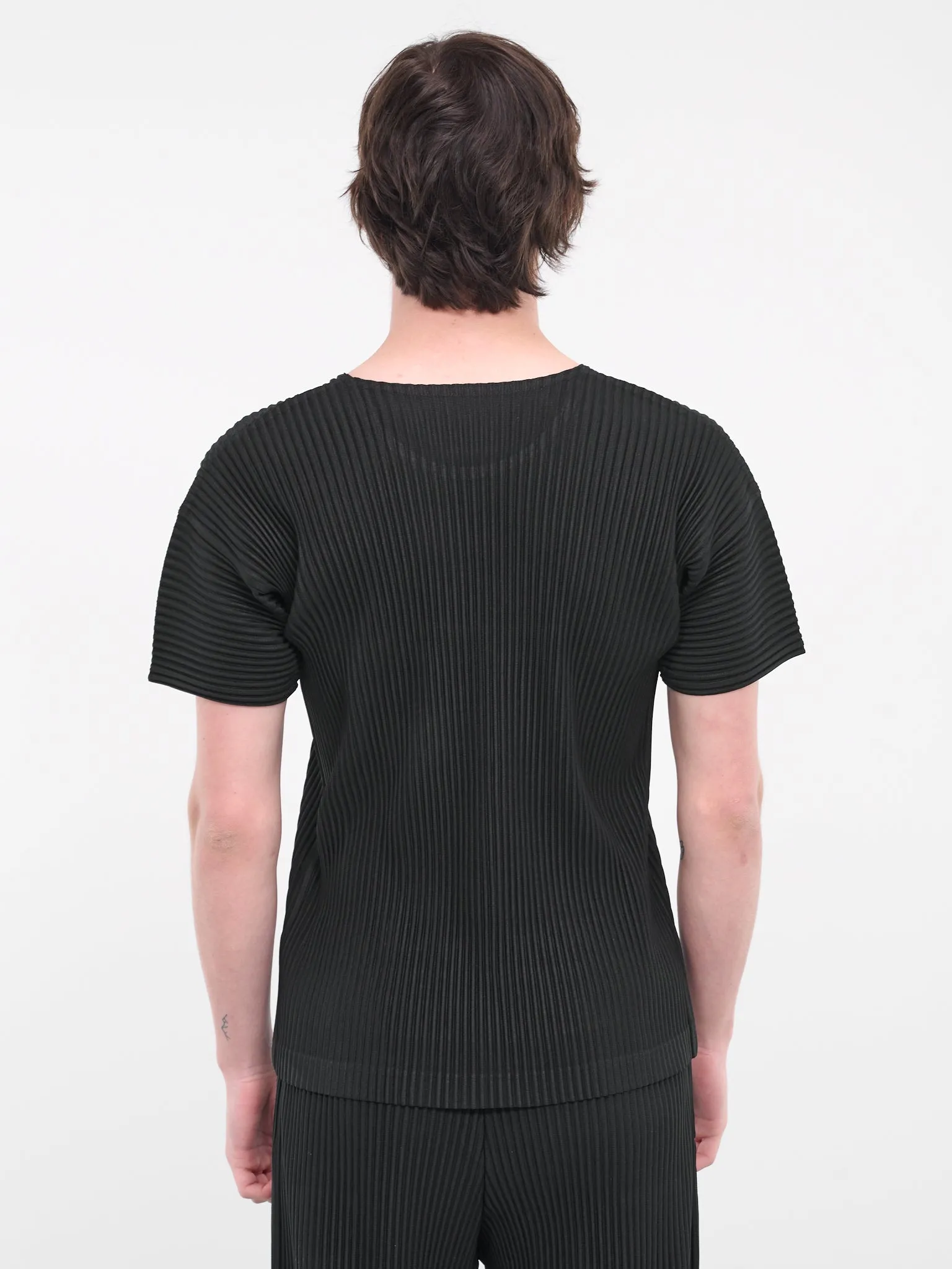 Basics Pleated Tee (HP46JK420-15-BLACK)