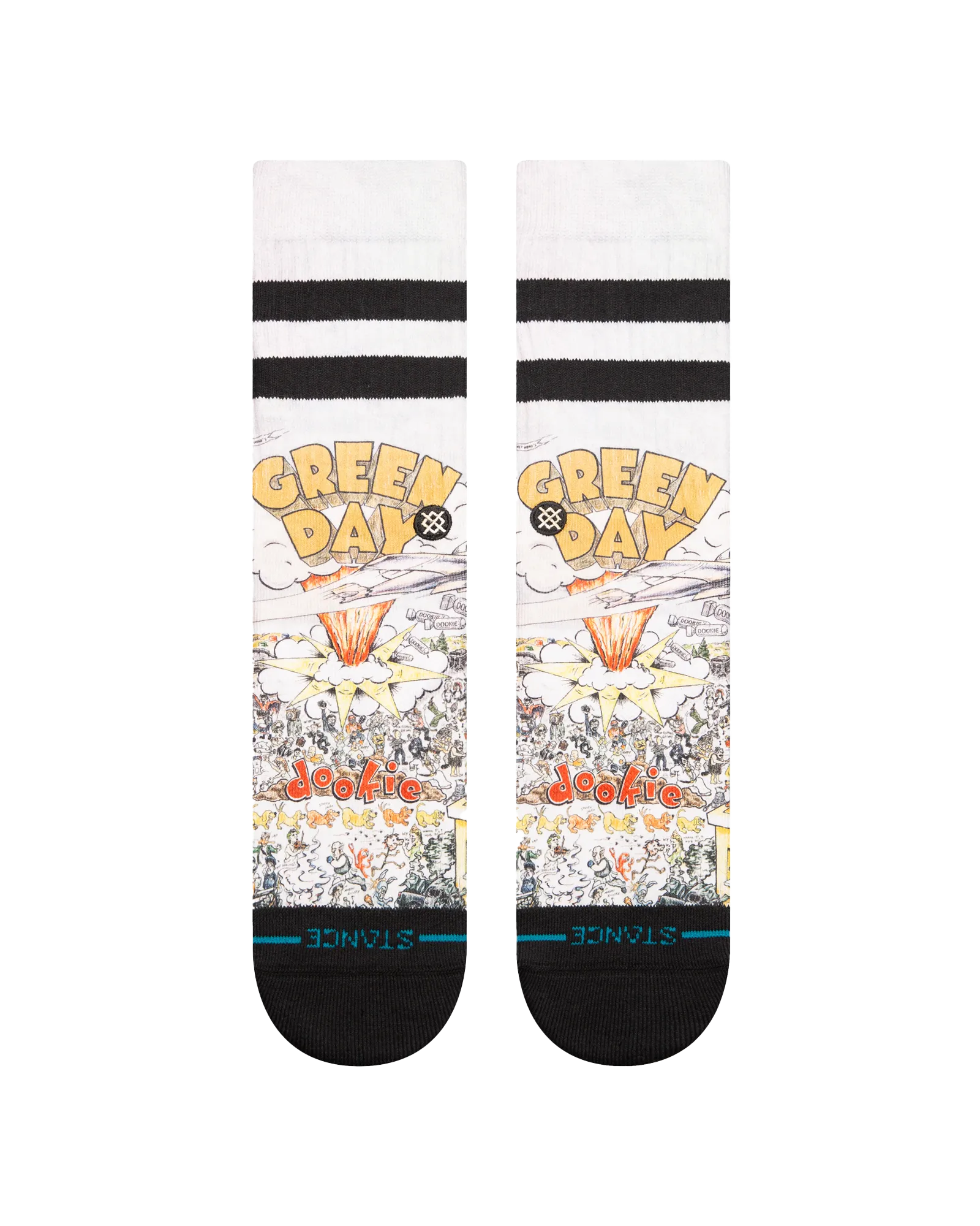 Basket Case Crew Socks in Multi