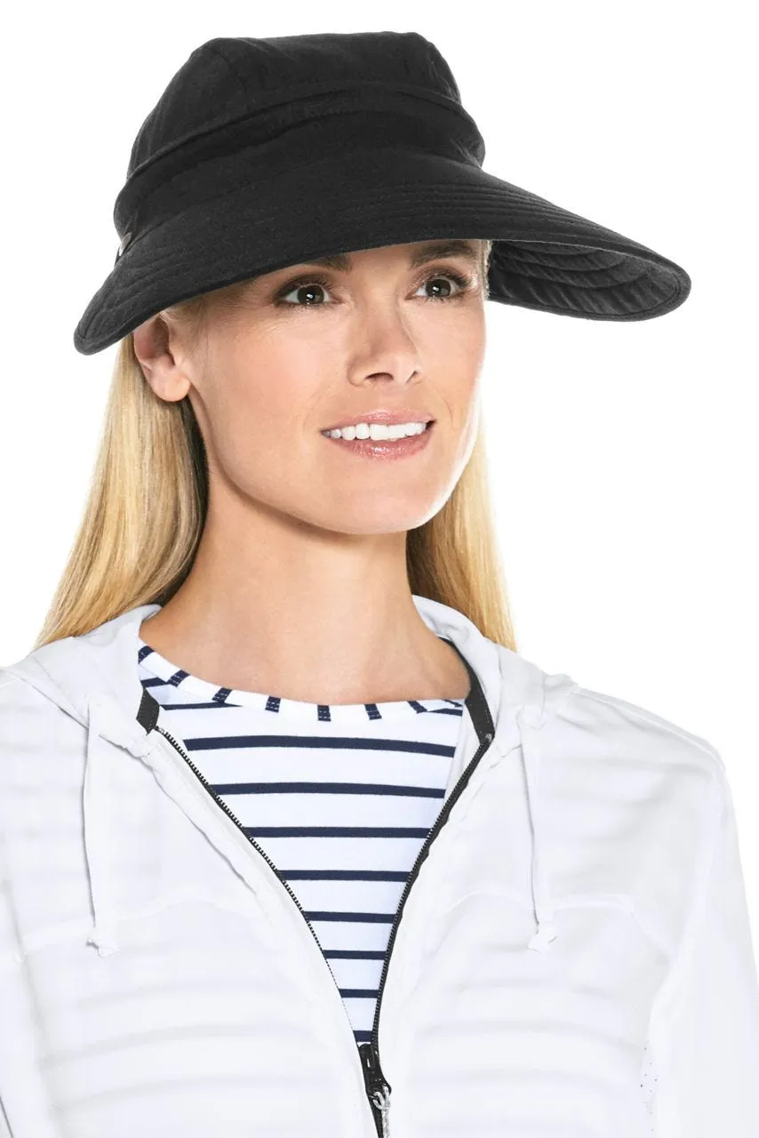 Bel Aire Zip-Off Sun Visor | Black