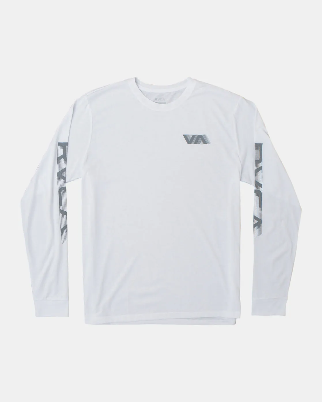 Big RVCA Speed Long Sleeve Workout Shirt - White