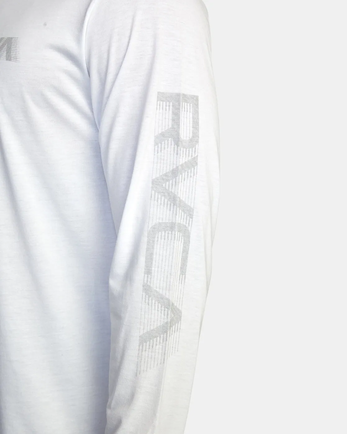 Big RVCA Speed Long Sleeve Workout Shirt - White