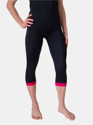 Black Fuchsia Capri Leggings Jupiter