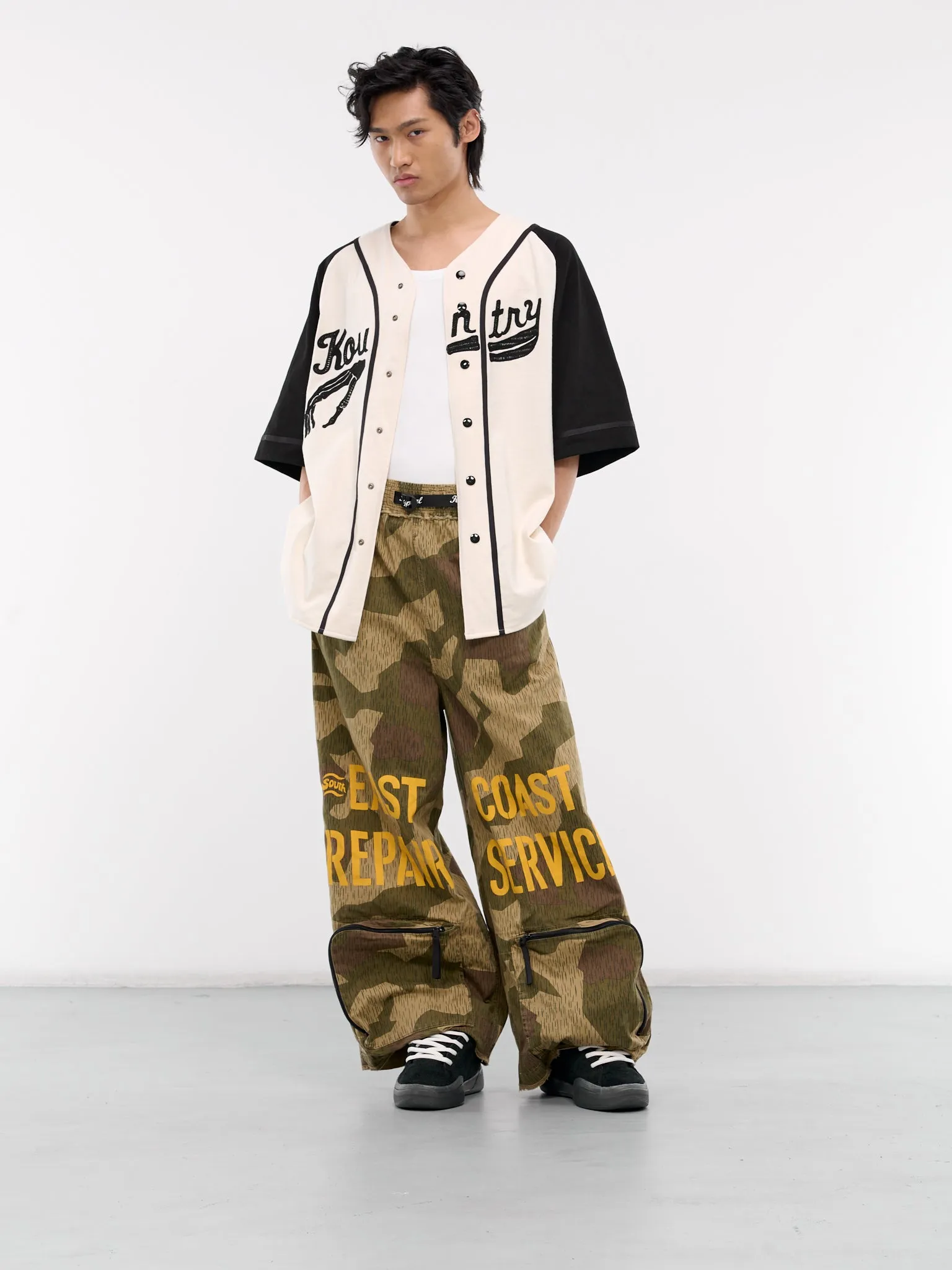 Bone Densed Jersey Baseball Shirt (EK-1639SC-NAB-WHITE)