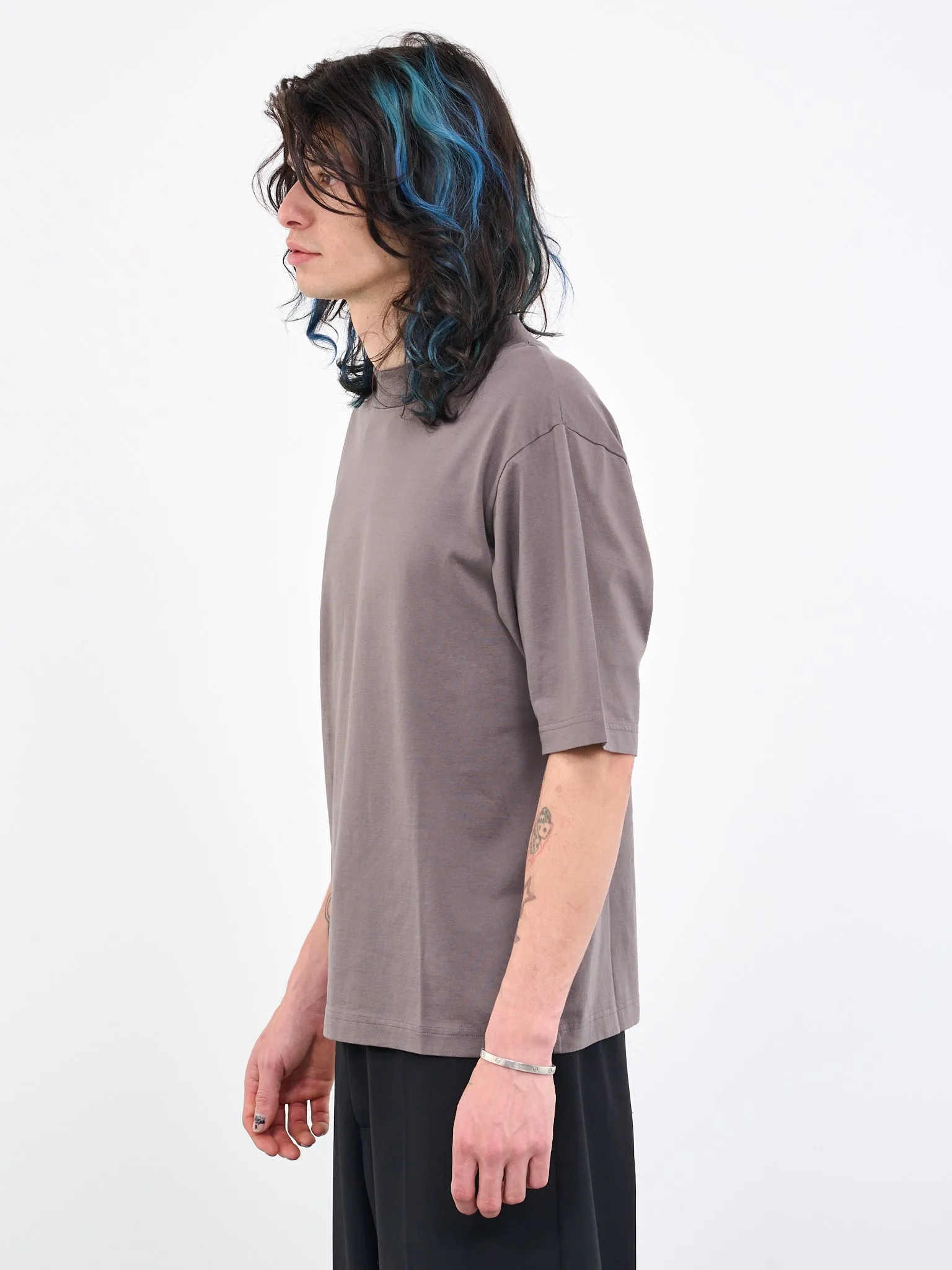 Boxy T-Shirt (TSHI000011-MUD-GREY)