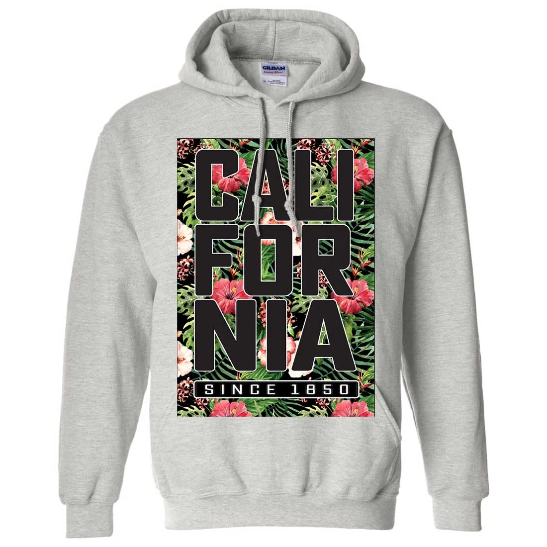 California Republic 1850 Floral Sweatshirt Hoodie