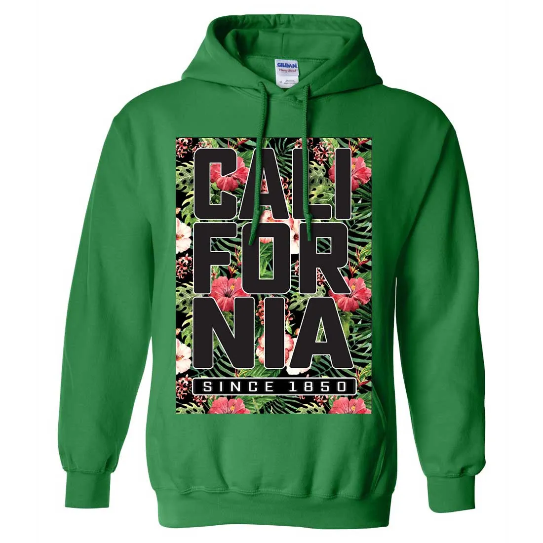 California Republic 1850 Floral Sweatshirt Hoodie