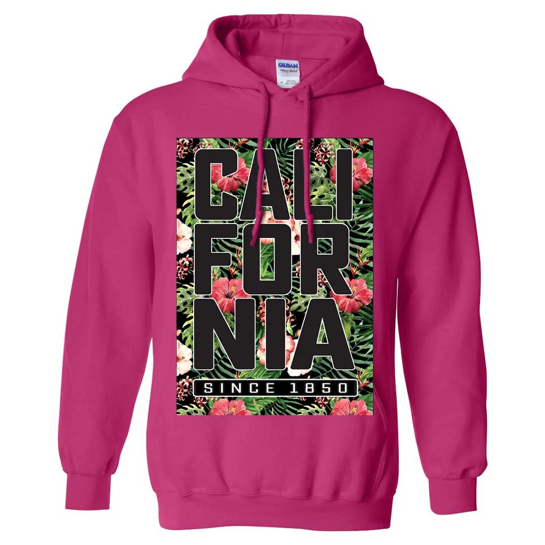 California Republic 1850 Floral Sweatshirt Hoodie