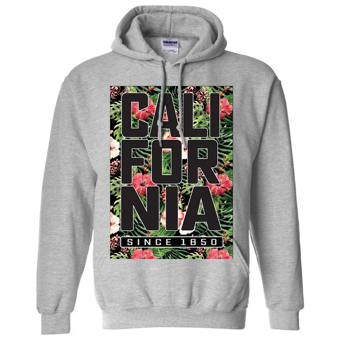 California Republic 1850 Floral Sweatshirt Hoodie