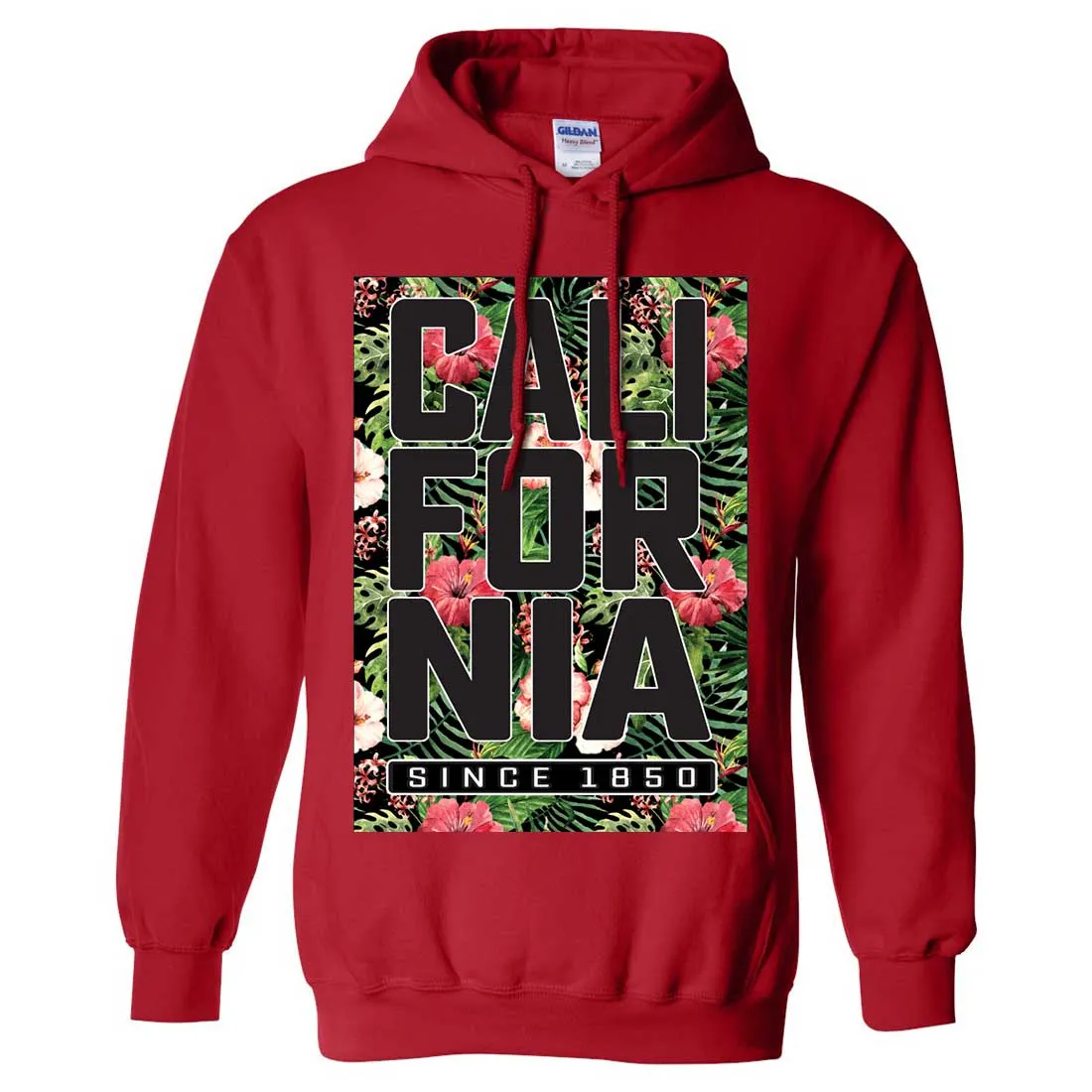 California Republic 1850 Floral Sweatshirt Hoodie