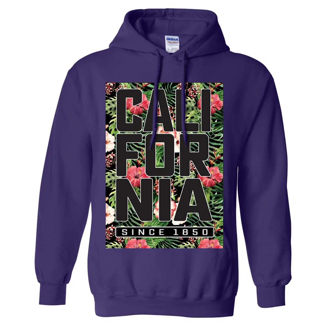 California Republic 1850 Floral Sweatshirt Hoodie