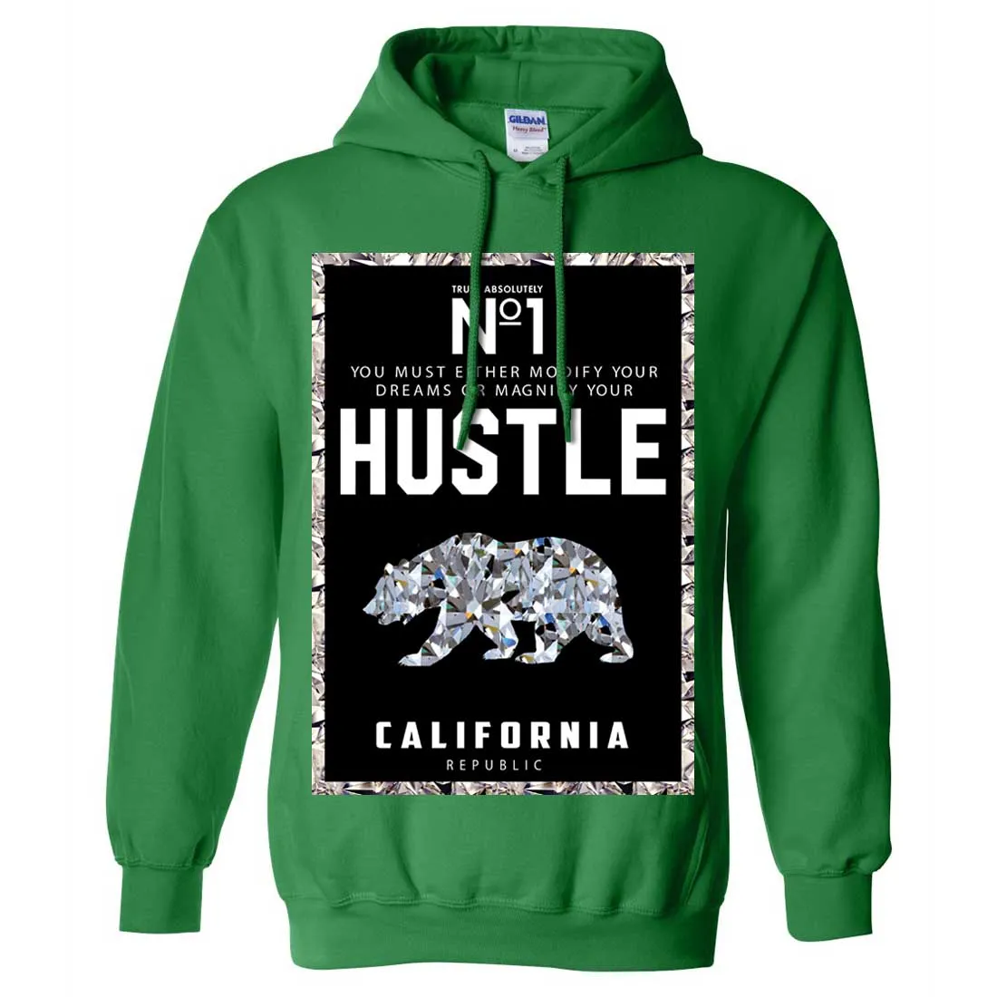 California Republic No. 1 Diamond Hustle Sweatshirt Hoodie