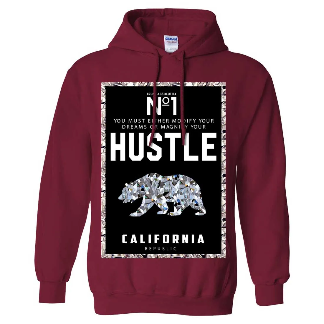 California Republic No. 1 Diamond Hustle Sweatshirt Hoodie