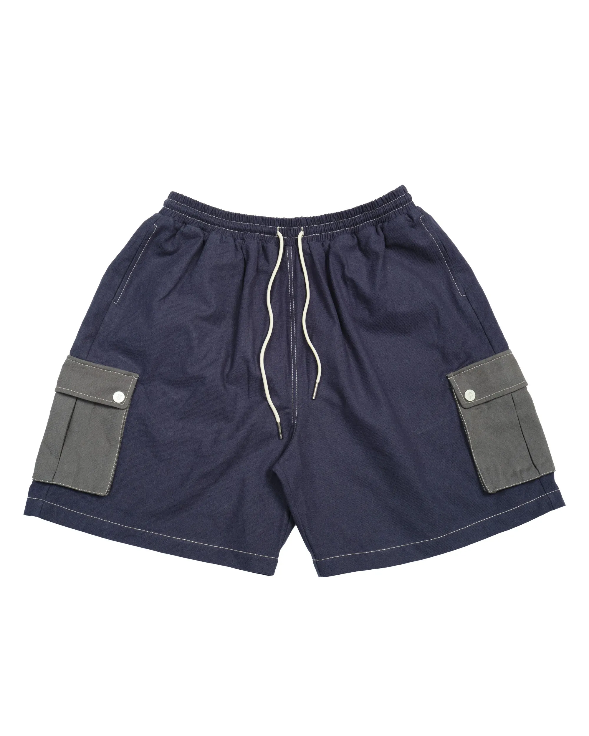 CARGO SHORT PANTS (DARK BLUE)