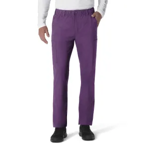 Carhartt Force Essentials Men's Straight Leg Cargo Scrub Pant - Eggplant