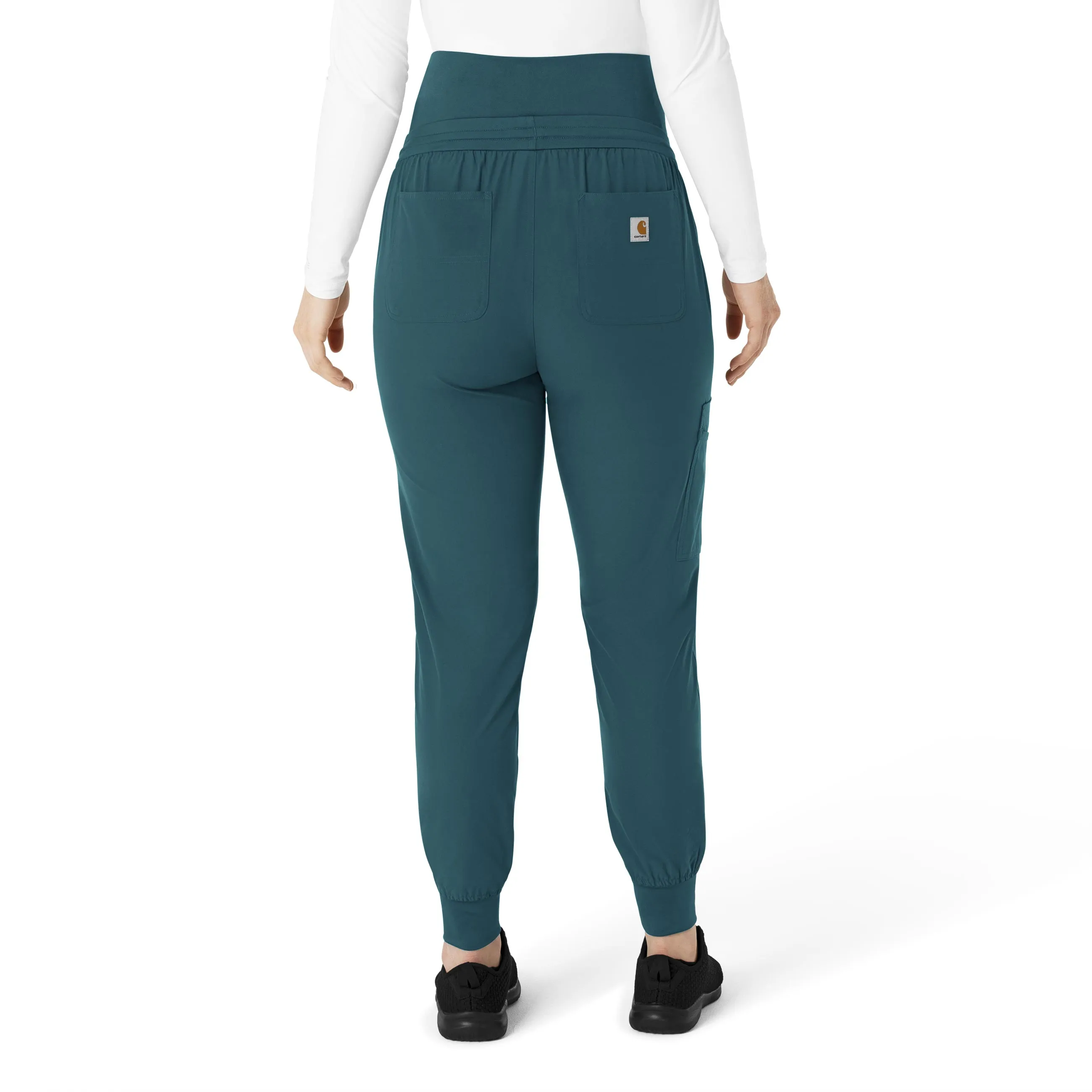 Carhartt Force Essentials Women's Maternity Jogger Scrub Pant - Caribbean