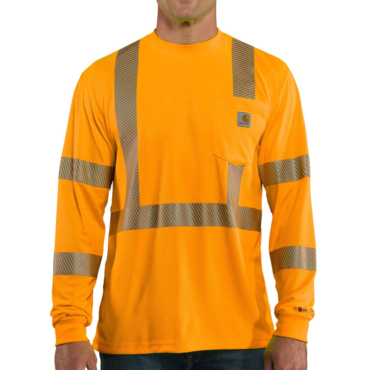 Carhartt Men's Force Class 3 Hi-Vis Long Sleeve T-Shirt