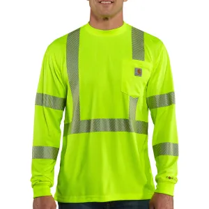 Carhartt Men's Force Class 3 Hi-Vis Long Sleeve T-Shirt