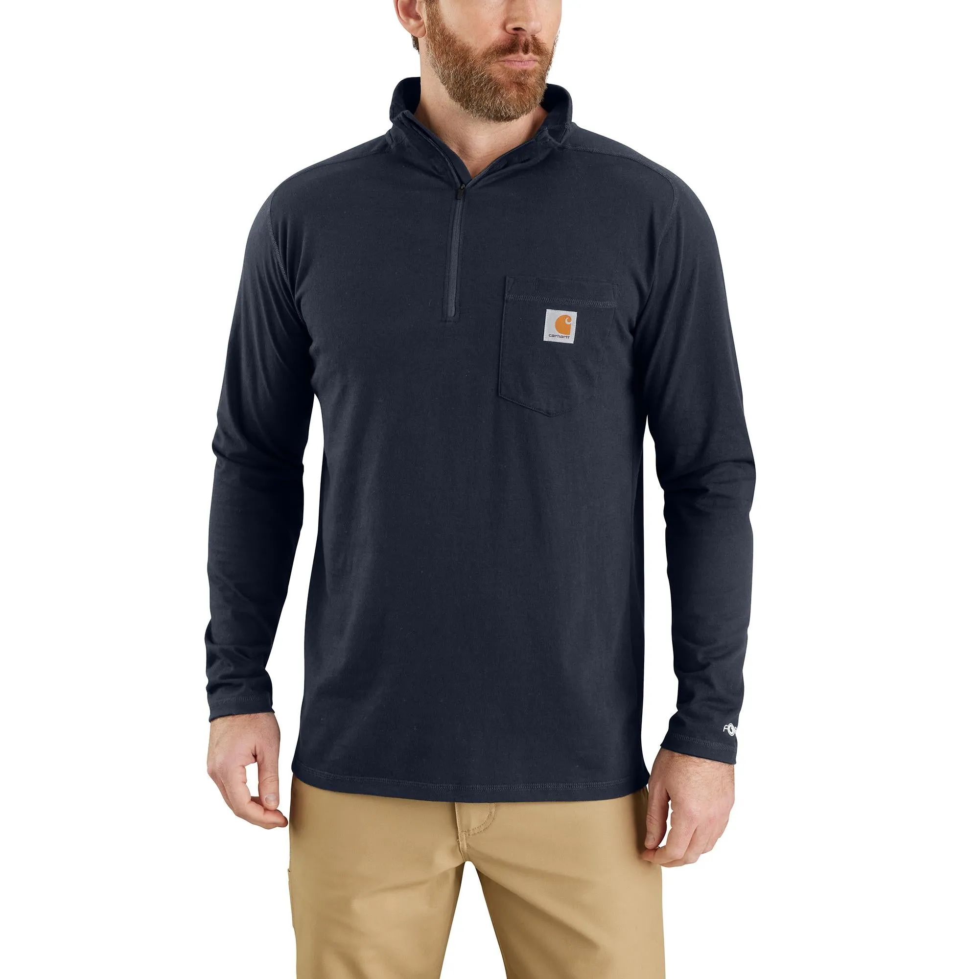 Carhartt Men's Force Mid Weight Long Sleeve Pocket T-Shirt