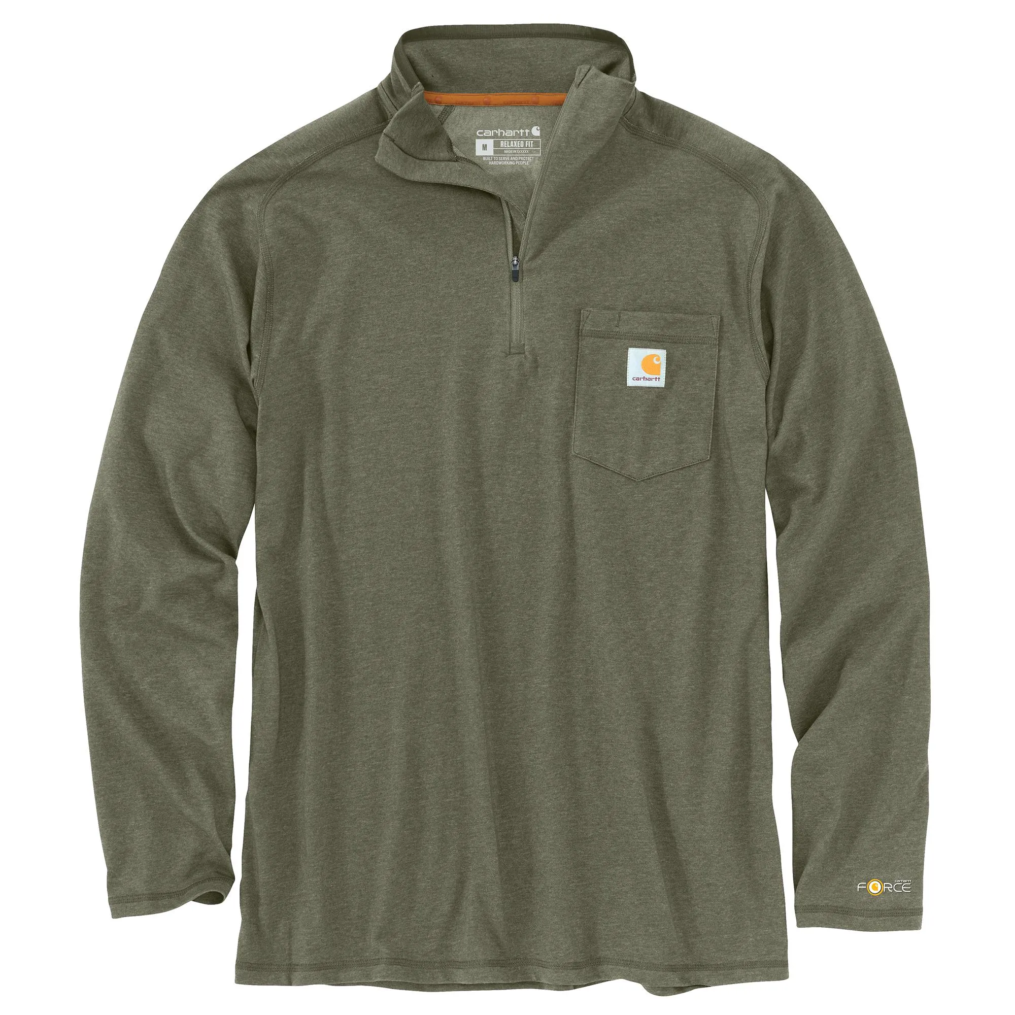 Carhartt Men's Force Mid Weight Long Sleeve Pocket T-Shirt