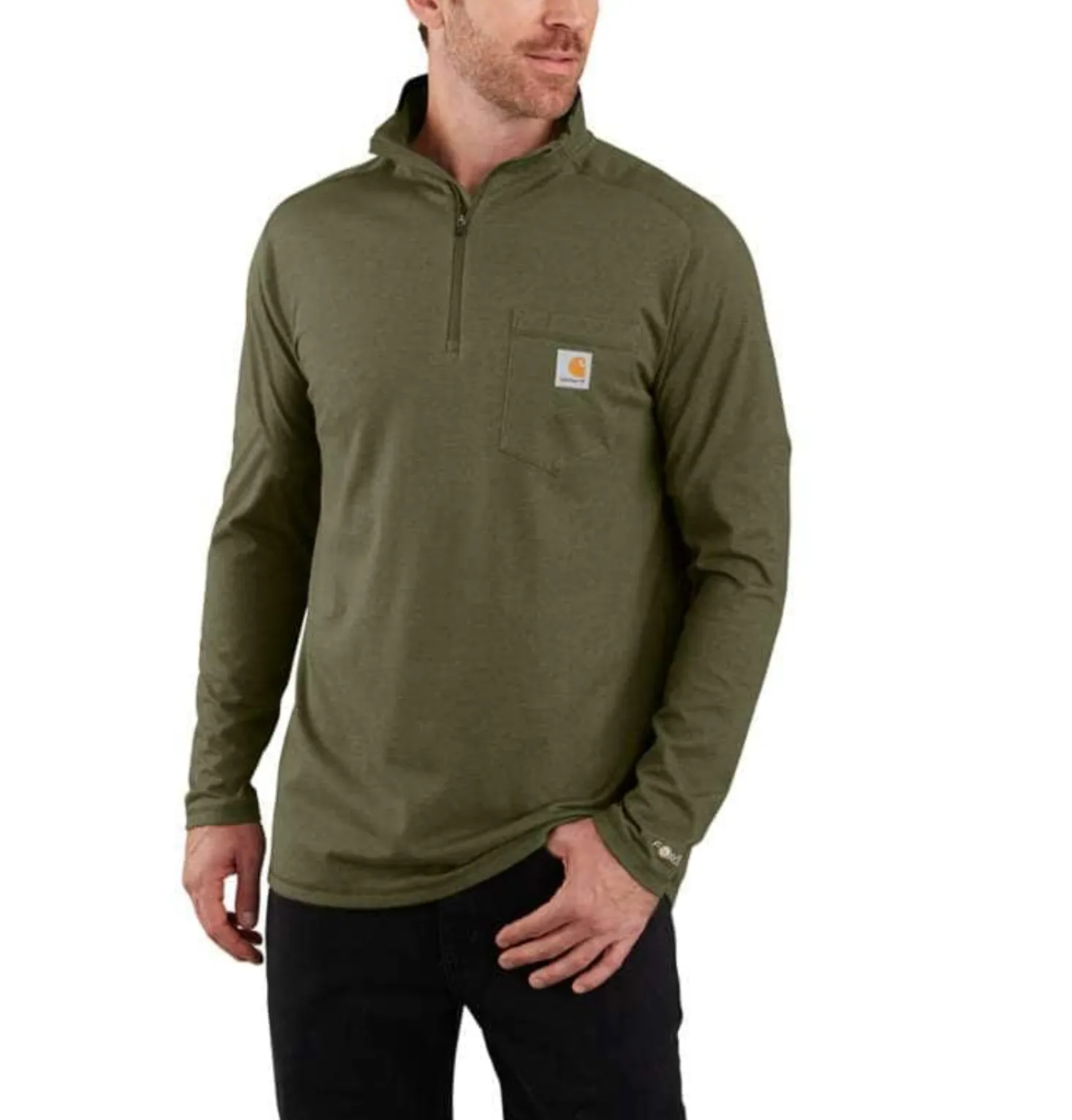 Carhartt Men's Force Mid Weight Long Sleeve Pocket T-Shirt