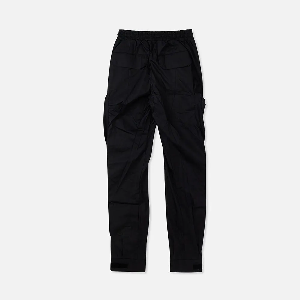 Combat Nylon Joggers Black