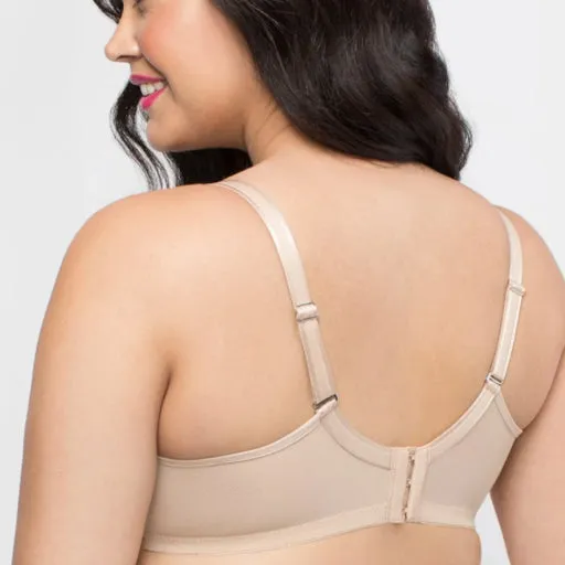 Curvy Couture Tulip Smooth T Shirt Bra Nude