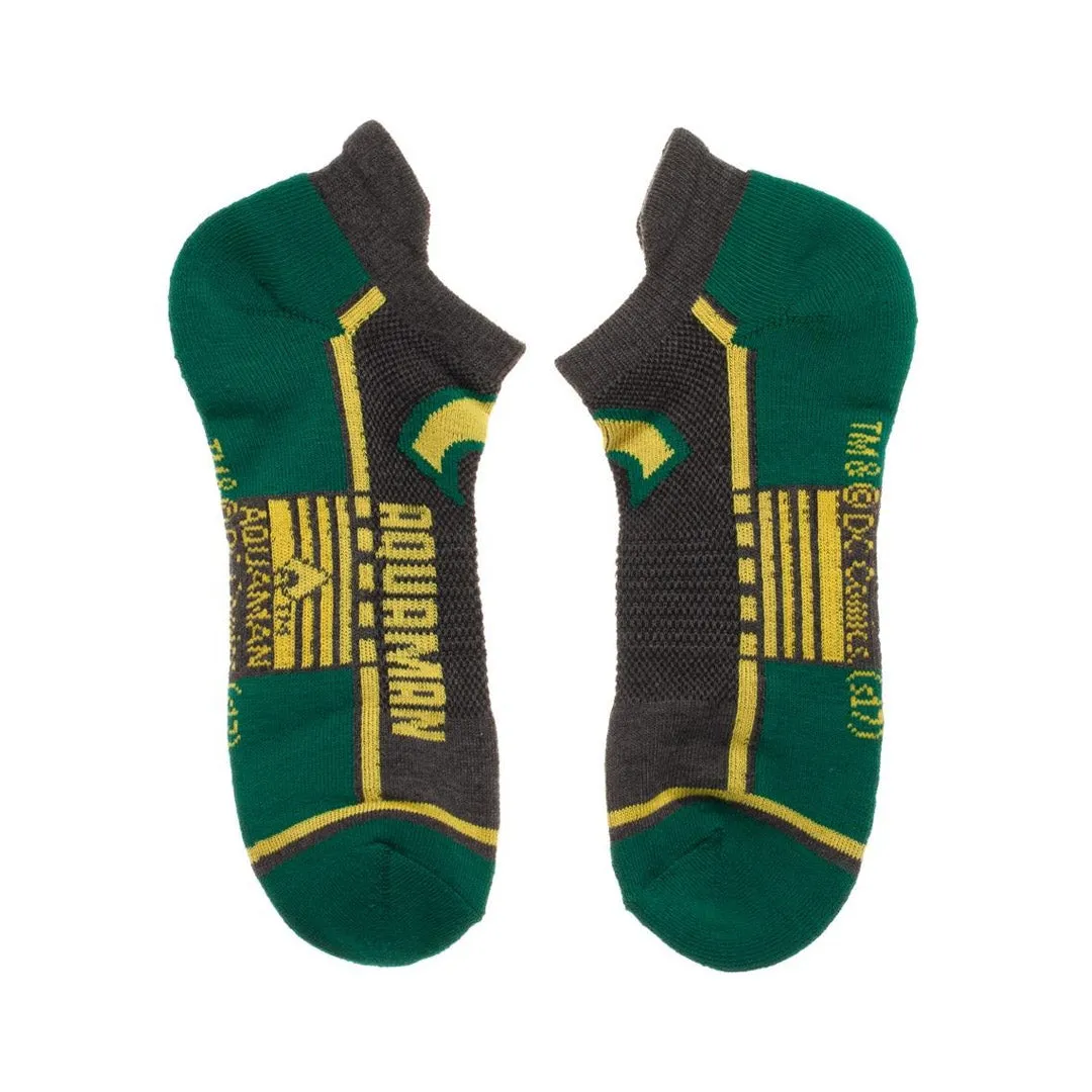 DC COMICS AQUAMAN ANKLE SOCK-MEN'S 3 PAIR