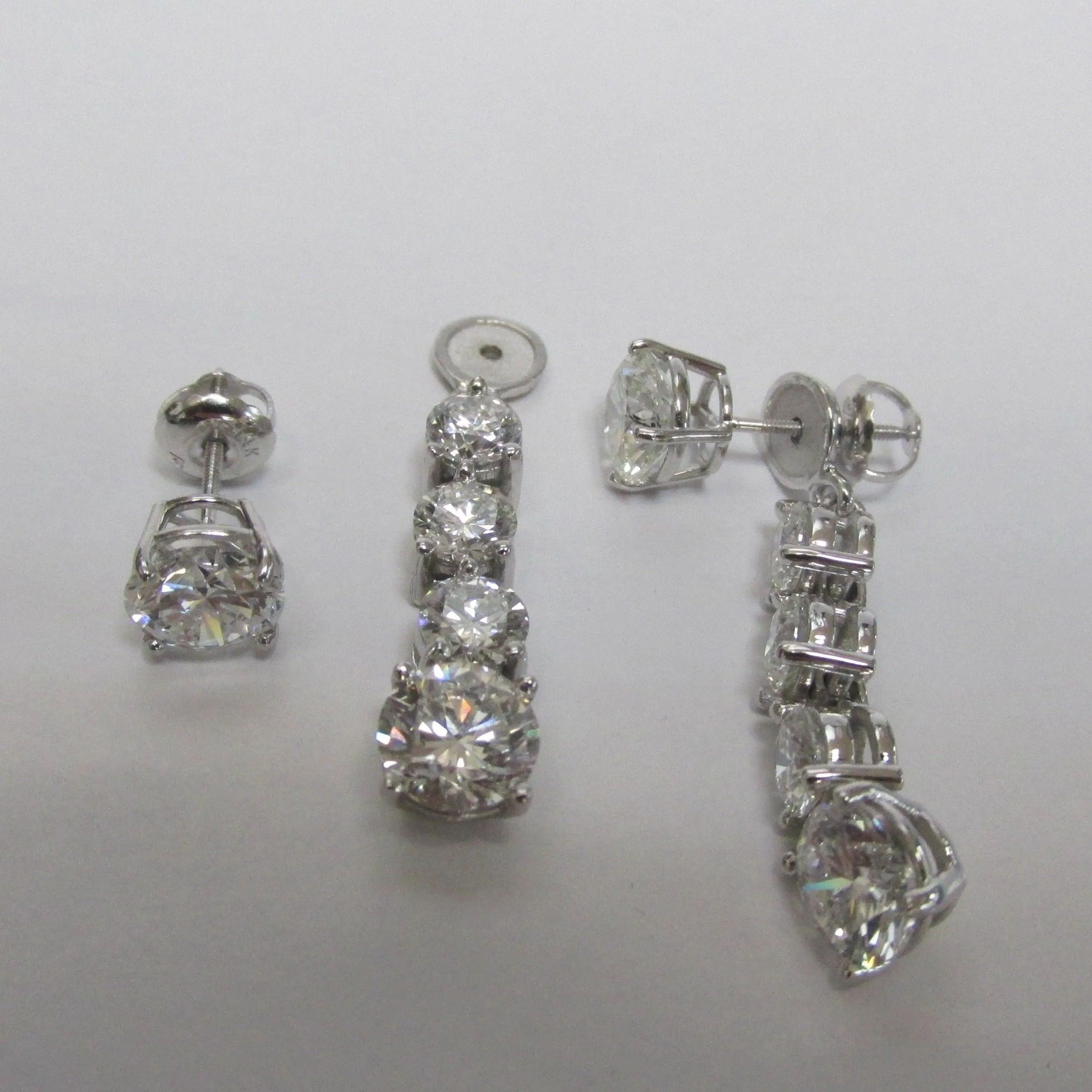 Diamond Drop Earring Jackets