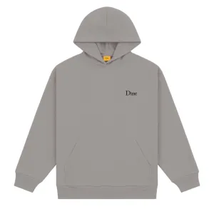 Dime Classic Small Logo Hooded Sweater - Charcoal